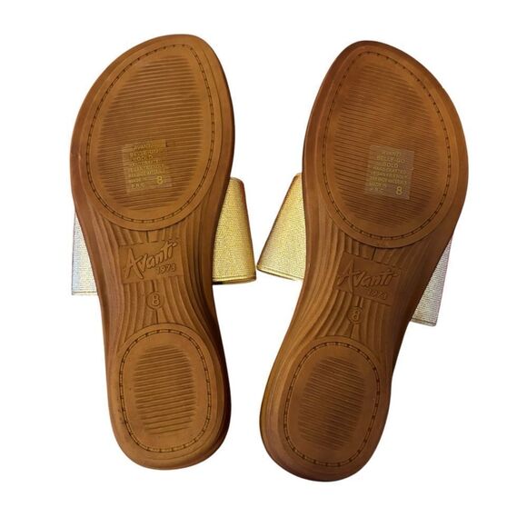 Avanti Belle Women’s Gold and Tan Sandals in Ladies Size 8. - Picture 6 of 6